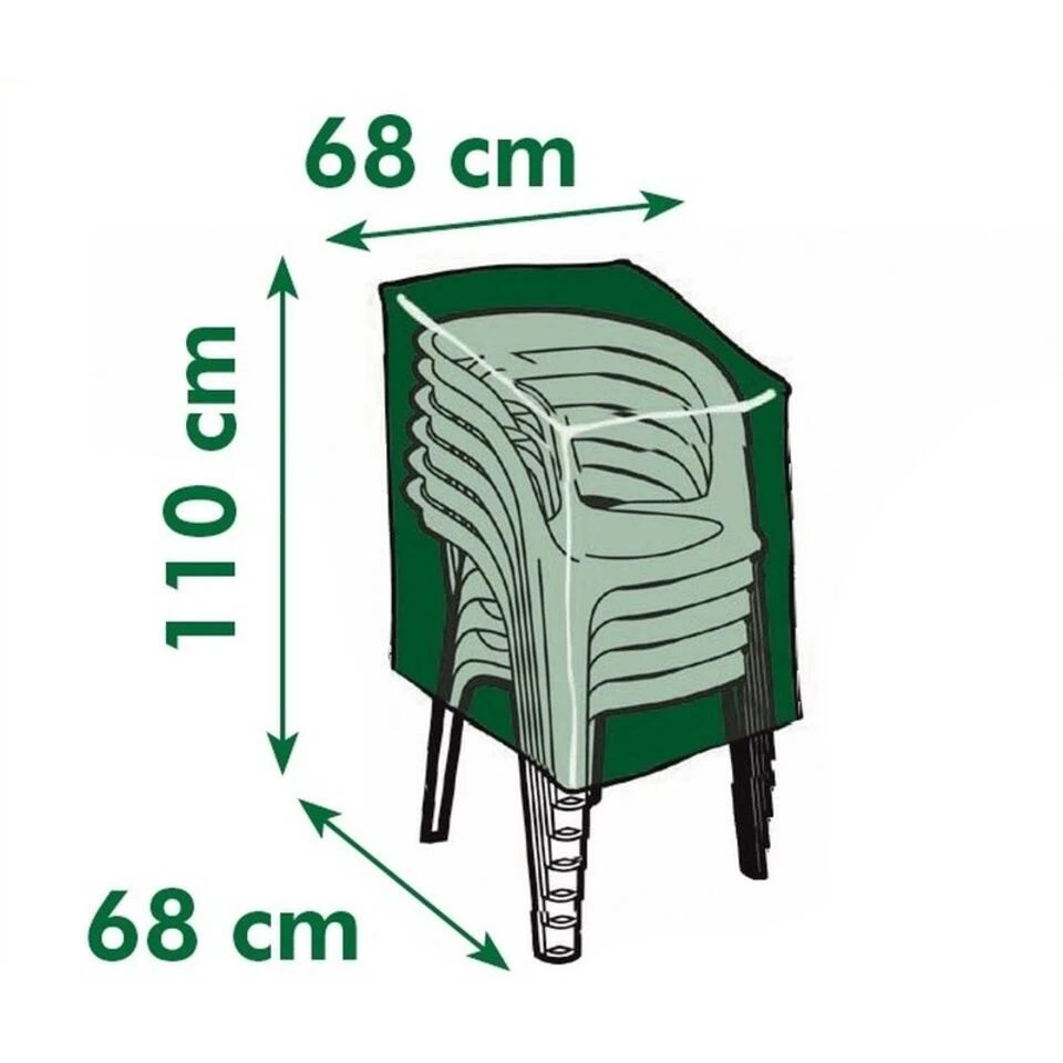 Nature Tuinstoelen Beschermhoes - 68 X 110 Cm 5 Nature Tuinstoelen Beschermhoes - 68 X 110 Cm - Afbeelding 3