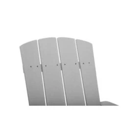 Beliani Tuinstoel ADIRONDACK - Grijs Kunsthout -Tuinwinkel 9e39554190db4b82af53aebc832f44ce