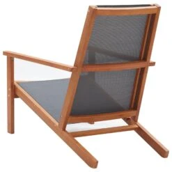 VidaXL Loungestoel Massief Eucalyptushout En Textileen Grijs 9 VidaXL Loungestoel Massief Eucalyptushout En Textileen Grijs -Tuinwinkel 9e3b905143f84781b9156396d2363745