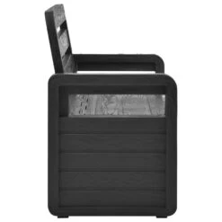 VidaXL Tuinopbergbank 132,5 Cm Kunststof Antraciet -Tuinwinkel a09526dcf19e49548377d33d48c1ee72