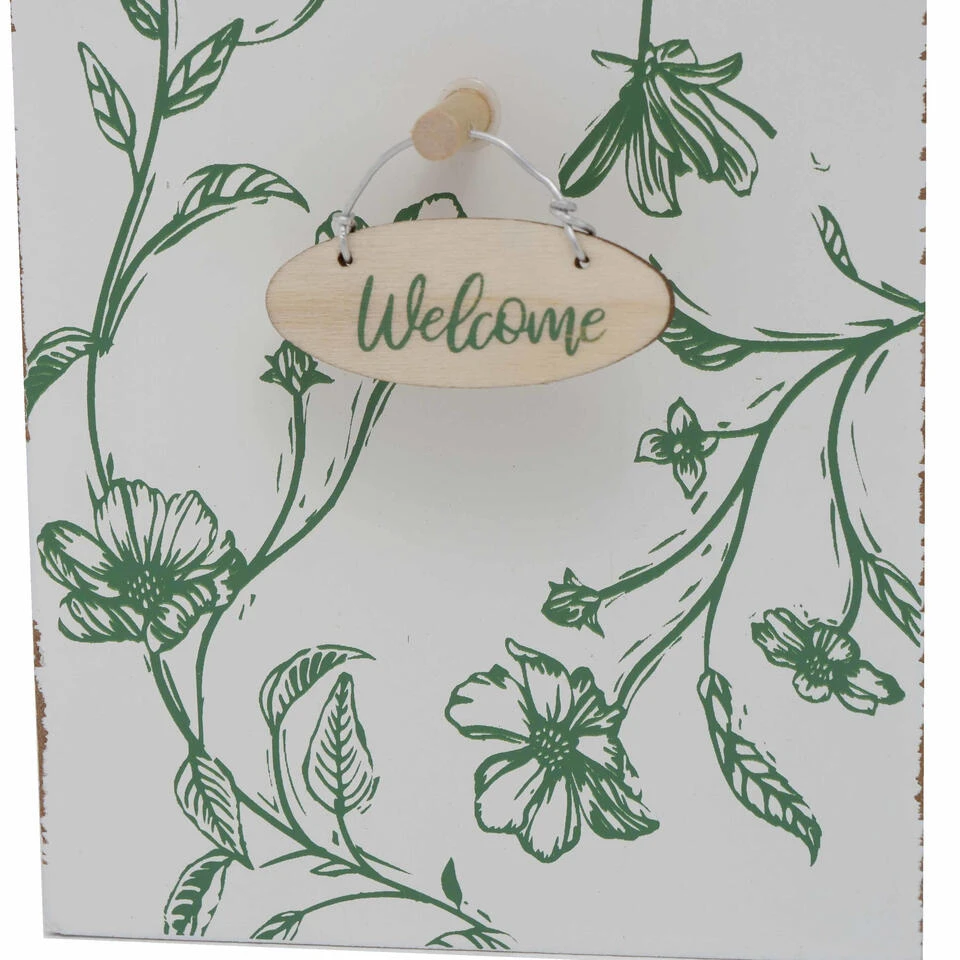 Boltze Vogelhuisje - Wit Met Groen - Houten Nestkastje - 22 Cm 5 Boltze Vogelhuisje - Wit Met Groen - Houten Nestkastje - 22 Cm - Afbeelding 3