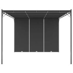VidaXL Tuinprieel Met Zijgordijn 4x3x2,25 M Antraciet -Tuinwinkel a0f357ee0b21470fb350e2d1bc9ea7dd