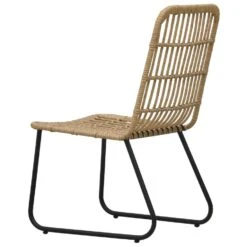 VidaXL Tuinstoelen 2 Stuks Poly Rattan Eikenkleurig -Tuinwinkel afb53fb0fe1e4070a19563dff1e4fa7d