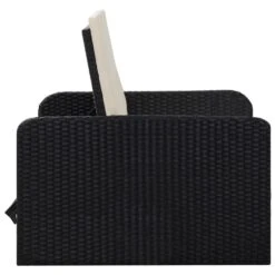 VidaXL 2-delige Loungeset Met Kussens Poly Rattan Zwart 9 VidaXL 2-delige Loungeset Met Kussens Poly Rattan Zwart -Tuinwinkel b372d028f5c14b0e81cdec95129c7eaa