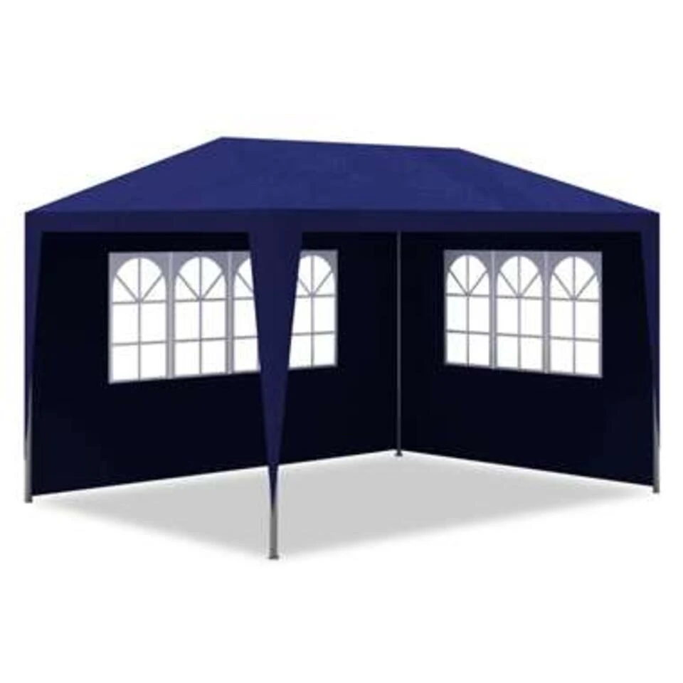 VidaXL Partytent 3x4 M Blauw 4 VidaXL Partytent 3x4 M Blauw - Afbeelding 2
