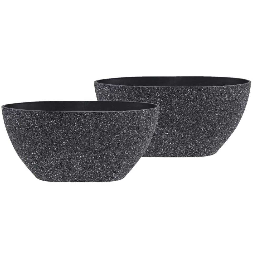 Ter Steege Plantenbak - Balkon - Kunststof - Zwart - 36 X 16 Cm 4 Ter Steege Plantenbak - Balkon - Kunststof - Zwart - 36 X 16 Cm - Afbeelding 2