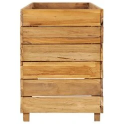 VidaXL Plantenbak Verhoogd 150x40x55 Cm Gerecycled Teakhout En Staal -Tuinwinkel bcf059c3a6fa40c6bece52d6bd3787e5