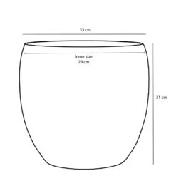 Mica Decorations Lester Bloempot Ø33 Cm Groen -Tuinwinkel c0c004504b094e56ae1b3b620d43a8cb