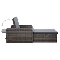 VidaXL 2-delige Loungeset Met Kussens Poly Rattan Grijs 7 VidaXL 2-delige Loungeset Met Kussens Poly Rattan Grijs -Tuinwinkel c7884d5ef8f340cea0dfbdf1f49f44fe