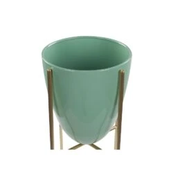 Beliani Plantenbak Voor Buiten LEFKI - Groen Ijzer -Tuinwinkel c7e1daa33f404f45a3c7ed6bb603f22f