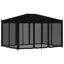 VidaXL Prieel Met Horren 3x4 M Staal Antraciet 7 VidaXL Prieel Met Horren 3x4 M Staal Antraciet -Tuinwinkel cac89969a76a49c4a9488b21b31e2a82