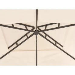 Beliani Tuinpaviljoen NARO - Beige Staal -Tuinwinkel cddbf09e9b5d4303baeed7cf7379940d