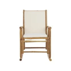 Beliani Schommelstoel FRIGOLE - Lichte Houtkleur Bamboehout -Tuinwinkel ce7f634996ba4527a6841ce3cc1d5d91