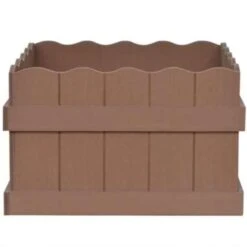 VidaXL Plantenbak Verhoogd 40x40x25 Cm HKC Bruin -Tuinwinkel ce8bc829cbfa4e738b8992adce1e9d20