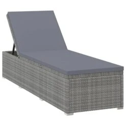 VidaXL 3-delige Ligbeddenset Met Theetafel Poly Rattan Grijs -Tuinwinkel cfd6bc672ee146e3b272a6c1b45c5622