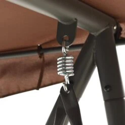 VidaXL Schommelbank Voor Buiten Met Luifel Koffiekleurig 9 VidaXL Schommelbank Voor Buiten Met Luifel Koffiekleurig -Tuinwinkel cfe6933272f34a9c966e1b1db974f244