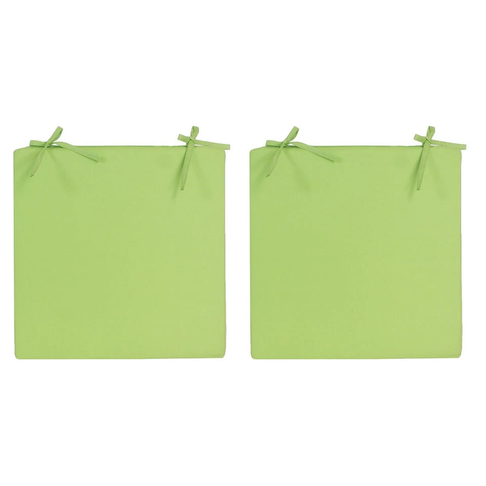 Anna's Collection Stoelkussen - Tuinstoel Zitkussen - Groen - 40 Cm 3 Anna's Collection Stoelkussen - Tuinstoel Zitkussen - Groen - 40 Cm - Afbeelding 2