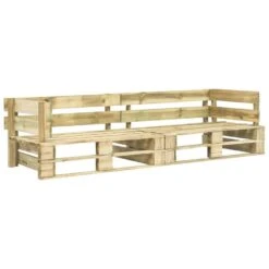VidaXL 2-delige Loungeset Pallet Met Grijze Kussens Grenenhout 8 VidaXL 2-delige Loungeset Pallet Met Grijze Kussens Grenenhout -Tuinwinkel d3bb565a01cd42dfb669175428bd7883
