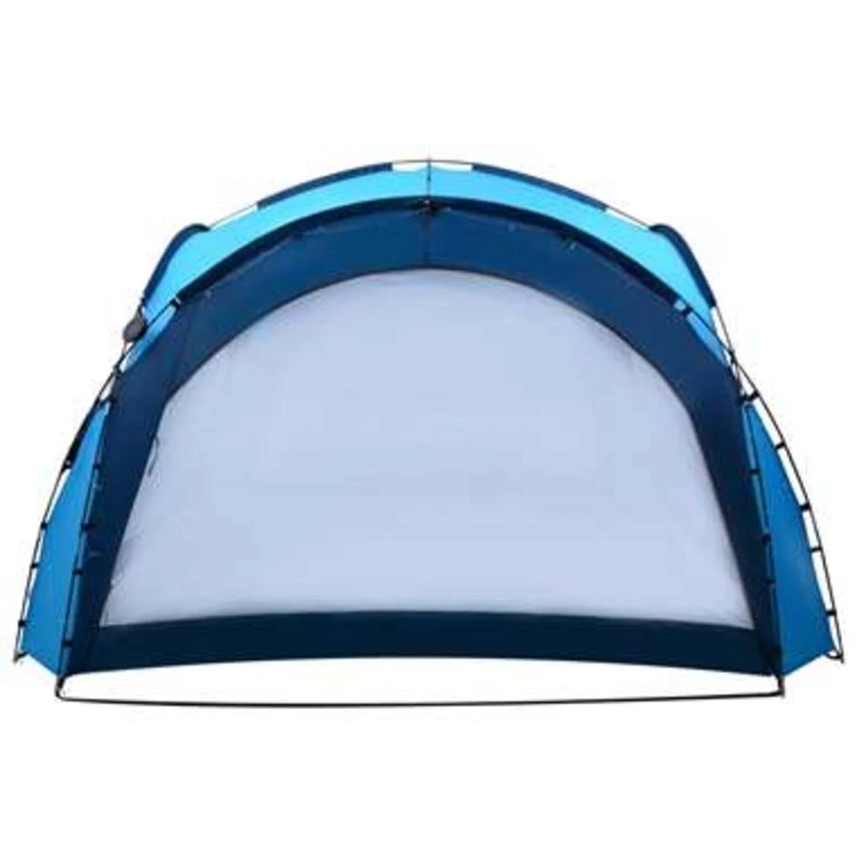 VidaXL Partytent Met LED En 4 Zijwanden 3,6x3,6x2,3 M Blauw 4 VidaXL Partytent Met LED En 4 Zijwanden 3,6x3,6x2,3 M Blauw - Afbeelding 2