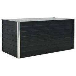 VidaXL Plantenbak Verhoogd 160x80x77 Cm Gegalvaniseerd Staal Antraciet -Tuinwinkel da1d1b21f0614a7f8e09b22bbce88b17
