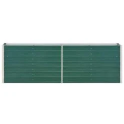 VidaXL Plantenbak Verhoogd 240x40x77 Cm Gegalvaniseerd Staal Groen -Tuinwinkel db81257179ce41f3a4d349457126e33c