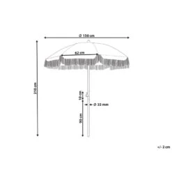 Beliani Marktscherm MONDELLO - Geel Polyester -Tuinwinkel dff05a737fc0474db99faa4fe261b43f 1