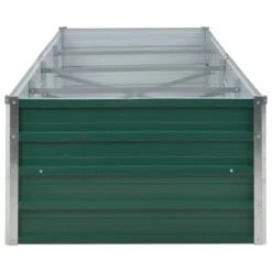 VidaXL Plantenbak Verhoogd 320x80x45 Cm Gegalvaniseerd Staal Groen -Tuinwinkel e6639c13a72848e8a70ac1f3ee6eca31