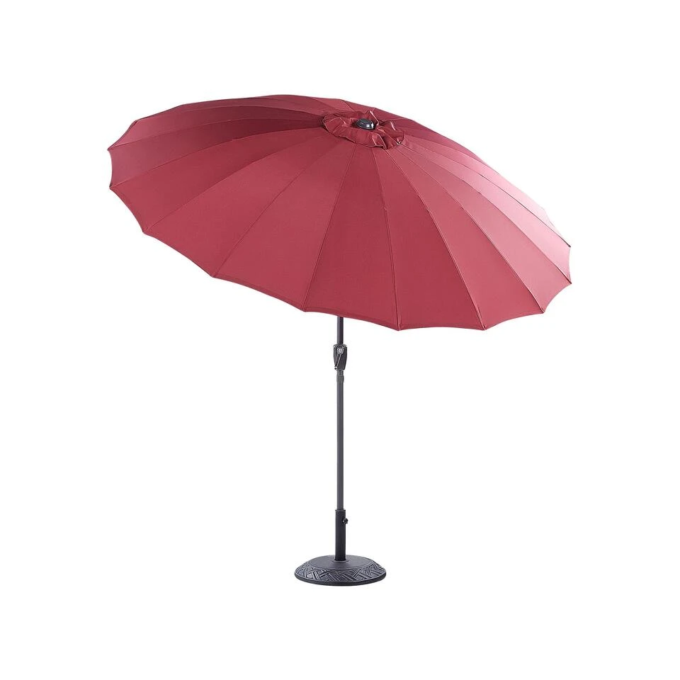 Beliani Marktscherm BAIA - Rood Polyester 5 Beliani Marktscherm BAIA - Rood Polyester - Afbeelding 4