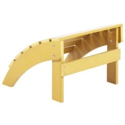 Beliani Voetenbankje ADIRONDACK - Geel Kunsthout -Tuinwinkel edc5de018d724b04806c8e551252ffed