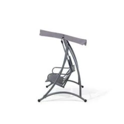 Beliani Schommelbank BOGART - Grijs Polyester 8 Beliani Schommelbank BOGART - Grijs Polyester -Tuinwinkel ede776bafefc4a2180f78beb78708aa6