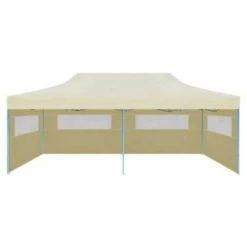 VidaXL Partytent Pop-up Inklapbaar 3x6 M Crème -Tuinwinkel f0c387cb13314905999d7da48e297d32