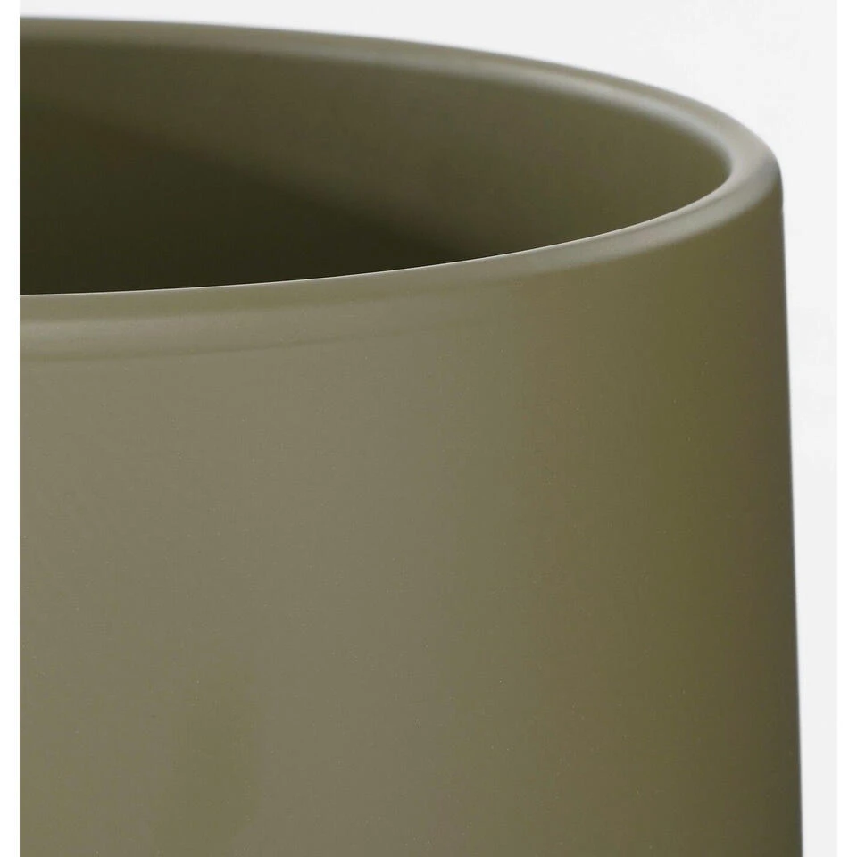 Mica Decorations Bloempot - Donkergroen - Mat - Keramiek - 23 X 21 Cm 5 Mica Decorations Bloempot - Donkergroen - Mat - Keramiek - 23 X 21 Cm - Afbeelding 3