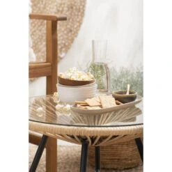 Le Sud Bijzettafel Monte Carlo - Naturel - Ø50x38 Cm -Tuinwinkel sf 50155128 1012